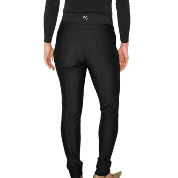 EUC Erin Snow Eschler Ski Pants Size 8 Ankle Straps Black - Picture 3 of 7